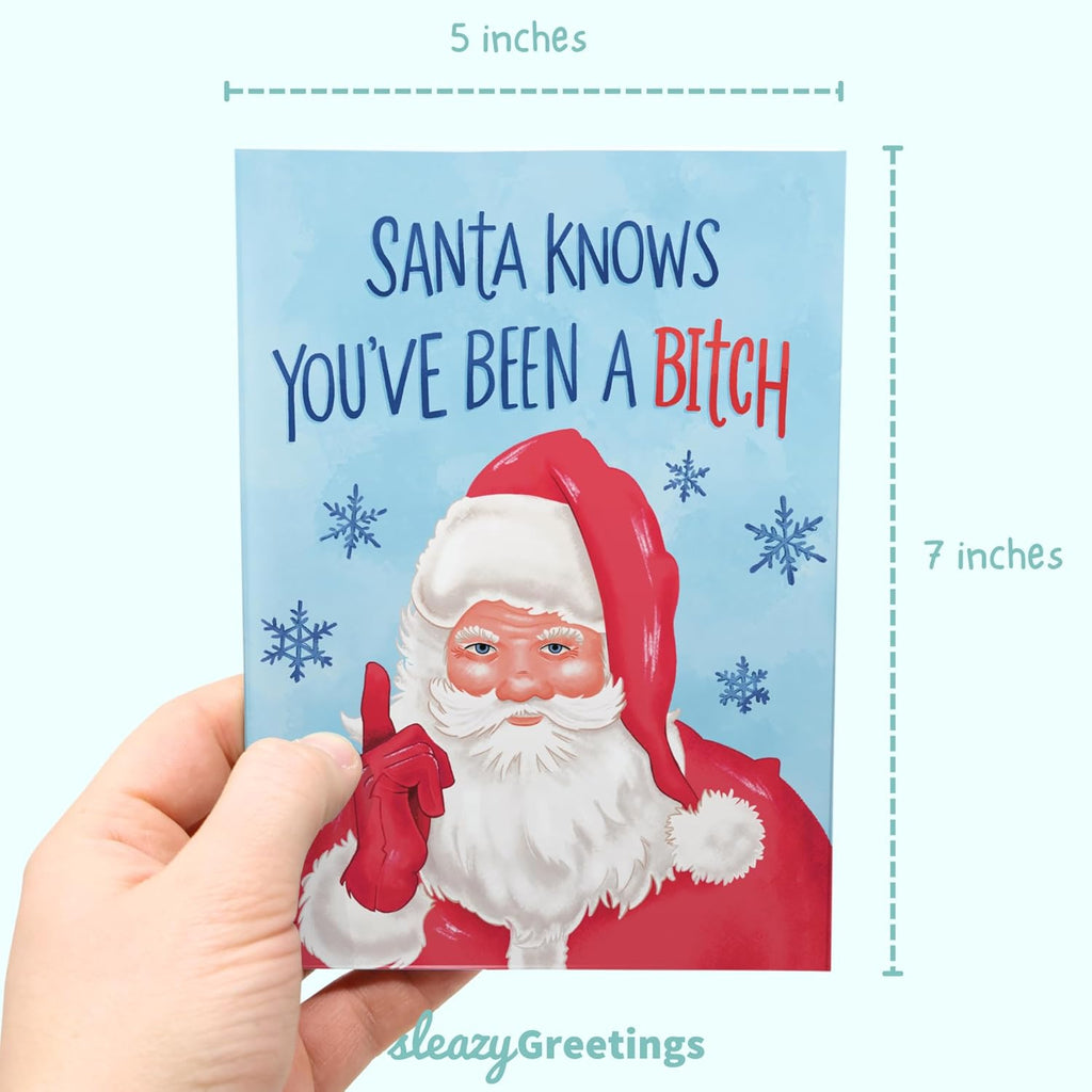 🎉Christmas Selection🎄Sleazy Greetings Rude Christmas Card for Adults