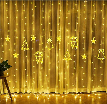 ✨ Yuletide Christmas Curtain LightsTM ✨