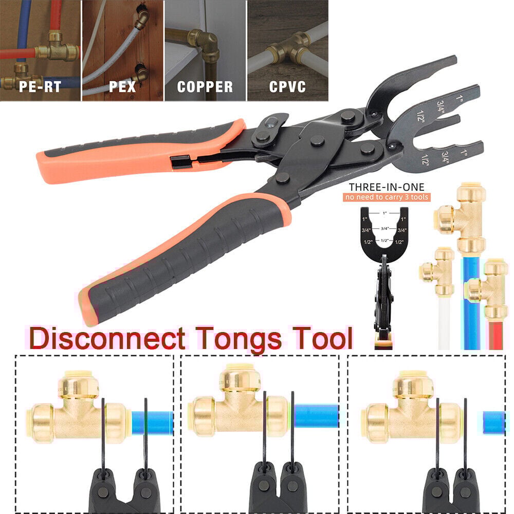 🏆55K+ SOLD🔧Sizes 1/2", 3/4", 1" Disconnect Pliers - For Removing Brass Push-In, Push-In Connections