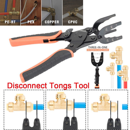🏆55K+ SOLD🔧Sizes 1/2", 3/4", 1" Disconnect Pliers - For Removing Brass Push-In, Push-In Connections