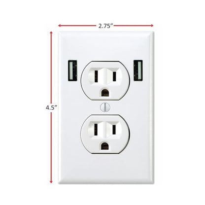 Fake power outlet prank wall decal – funny office gag sticker(1 set of 4 styles)
