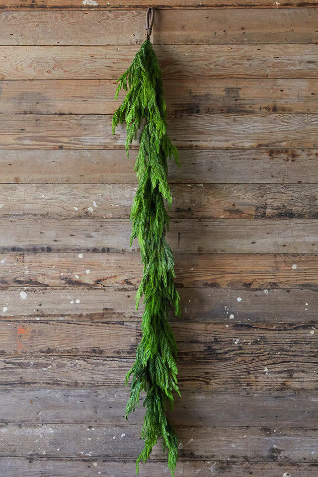 ✨Natural Christmas Greenery - Norfolk Pine Garland🌲