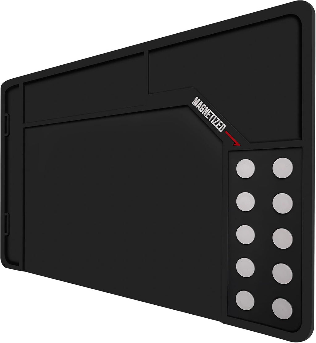 2025 New Arrival🔥-Tool cleaning pads Cleaning pads with magnetic dots, non-slip and oil resistant