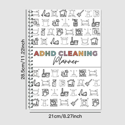Home Cleaning Planner Notebook