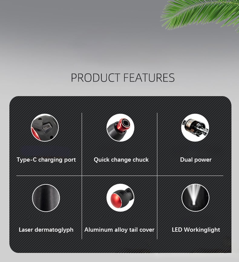 🔧⚡ Electric Screwdriver Kit (USB-Rechargeable)