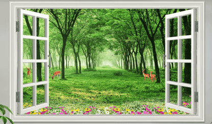 🌸🌸  3D Waterproof And Anti-Fouling Wall Landscape Painting