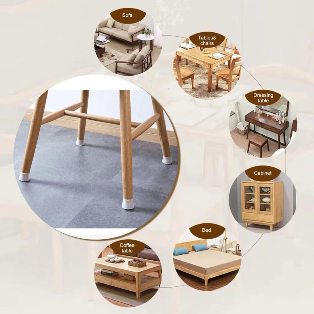 Universal Furniture Leg Covers – Fits Any Shape, Any Size