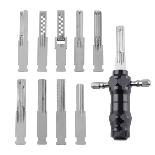 🔥LAST DAY 50% OFF - 🔐Tubular Lock Pick Set: 9-in-1 Precision Unlocking Tool for Locksmiths