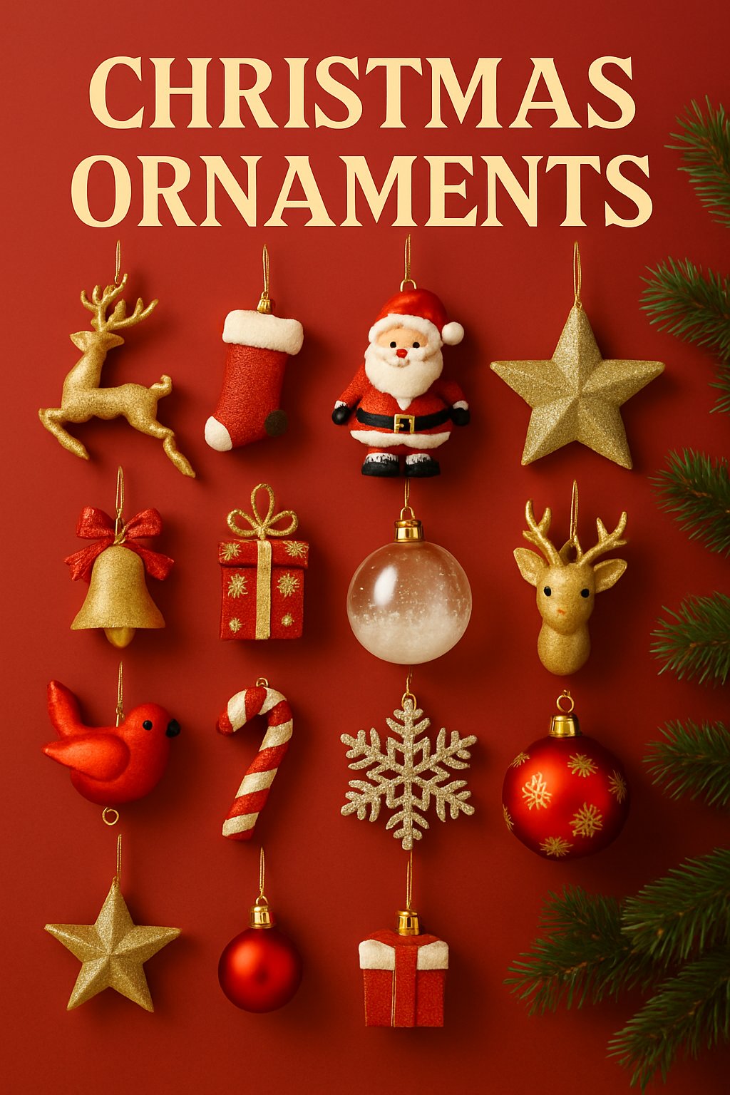🎅12-Piece Premium Christmas Ornament Set