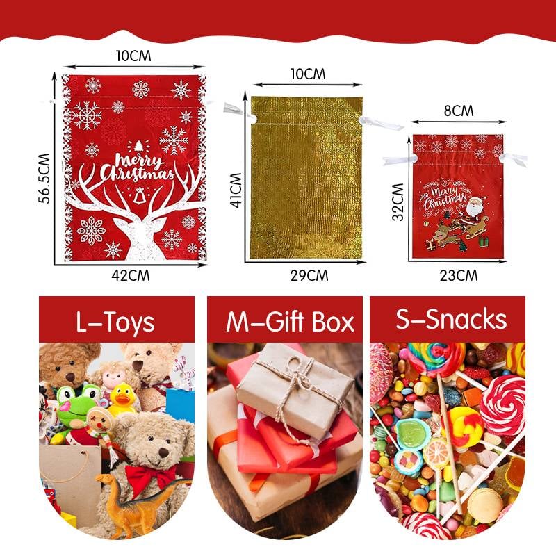 🎅🎁The World's Best Christmas Gift Bag With Drawstring