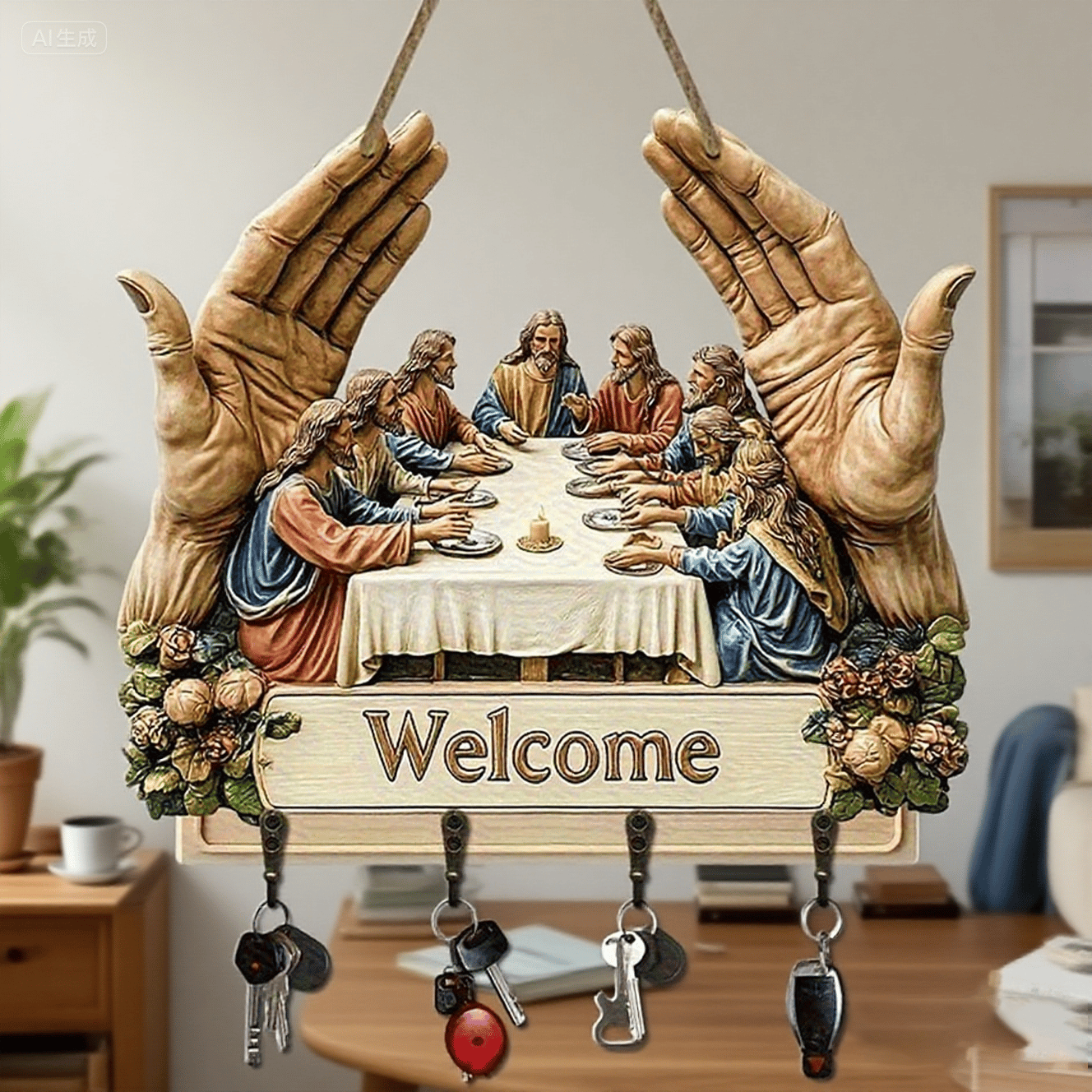 🔥Christian Key Holder