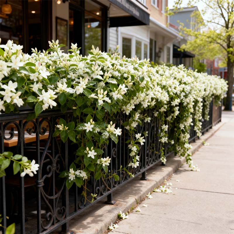 🏆55K+ SOLD! 🌿 Midnight Perfume Jasmine Seeds – Hardy, Year-Round Garden Beauty ✨🌸