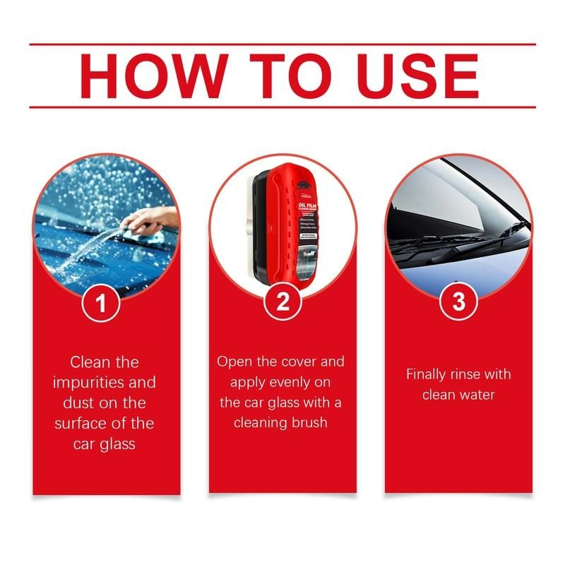 🚗 Automotive Oil Film Cleaning Brush