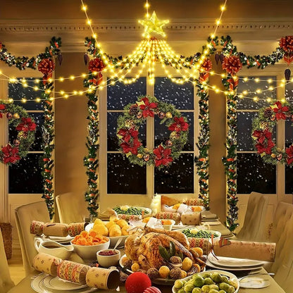 🎄✨ Light Up Christmas with the Solar Star! 🌟