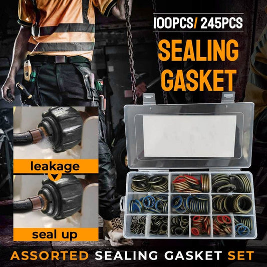 🔥2025 New Arrival🔥100pcs/ 245pcs Assorted Sealing Gasket Set