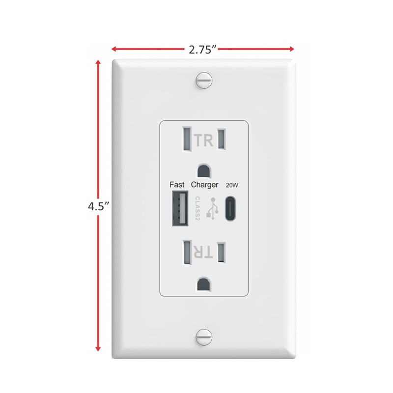 Fake power outlet prank wall decal – funny office gag sticker(1 set of 4 styles)