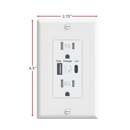 Fake power outlet prank wall decal – funny office gag sticker(1 set of 4 styles)