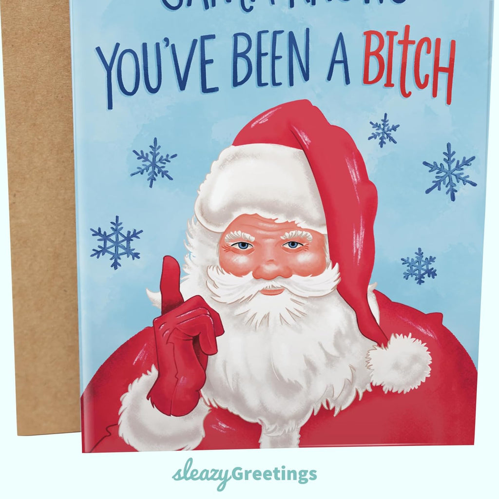🎉Christmas Selection🎄Sleazy Greetings Rude Christmas Card for Adults
