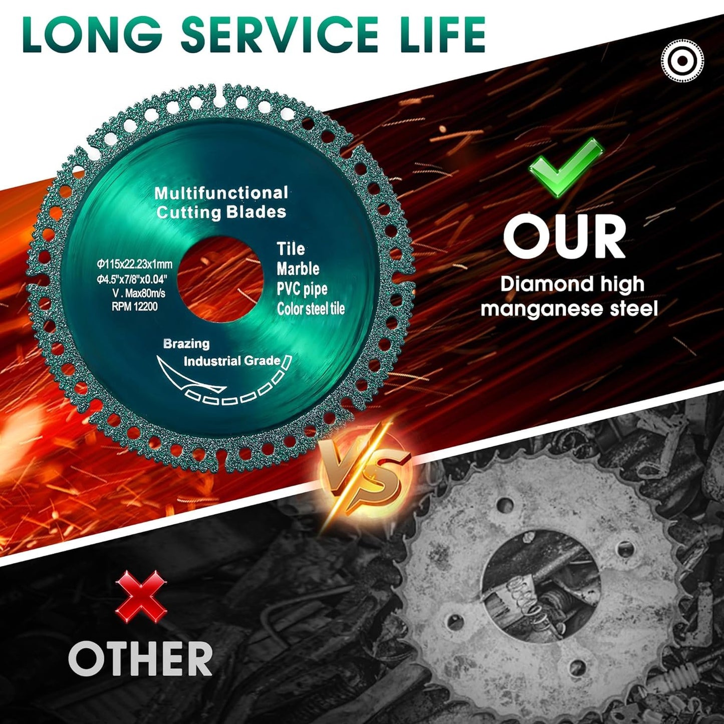 🔥2025 New Arrival🔥Angle Grinder Disc - Cut Everything like butter