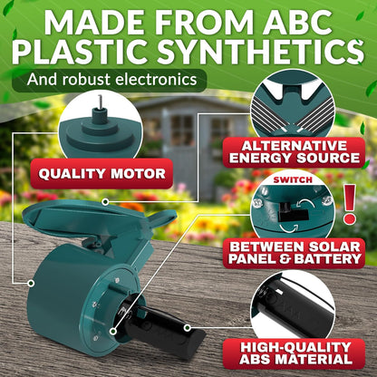 ̈ 🦋🦇 Fluttering Garden Friends Solar Stakes – Hummingbirds, Butterflies & Bats, Magical Outdoor Fun 🌿