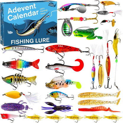 🎣Advent Calendar 2025 Fishing Lure Countdown Calendar