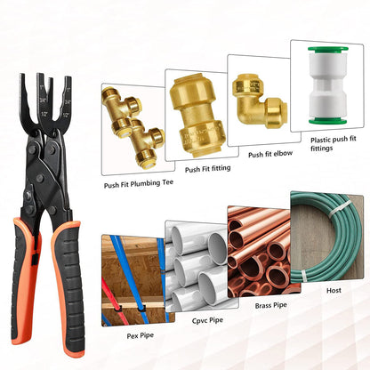 🏆55K+ SOLD🔧Sizes 1/2", 3/4", 1" Disconnect Pliers - For Removing Brass Push-In, Push-In Connections