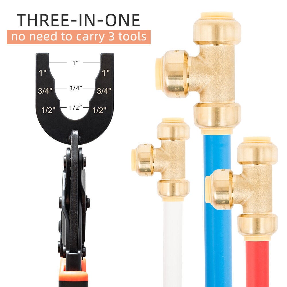 🏆55K+ SOLD🔧Sizes 1/2", 3/4", 1" Disconnect Pliers - For Removing Brass Push-In, Push-In Connections