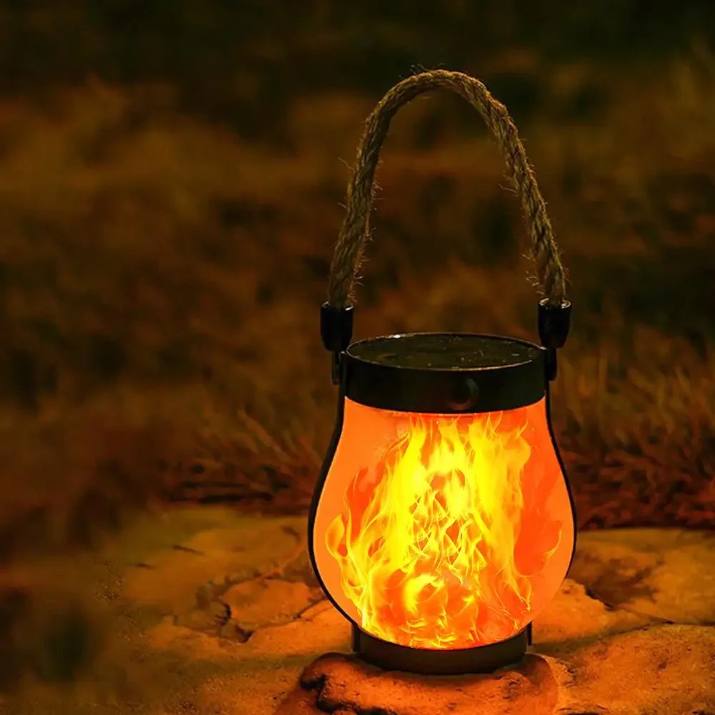 ✨ Solar Flame Lanterns – Magical Dancing Flames for Enchanting Nights ✨