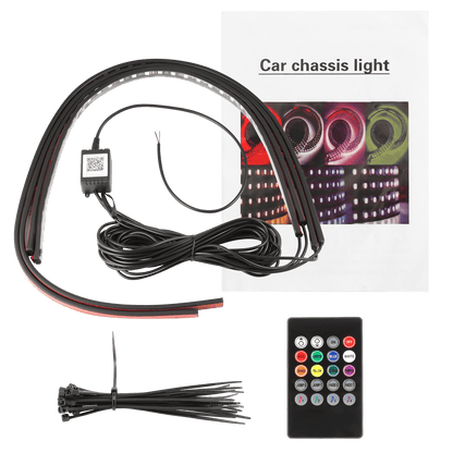 🔥Car Chassis Flexible RGB Waterproof LED Strip Lights (4PCS)