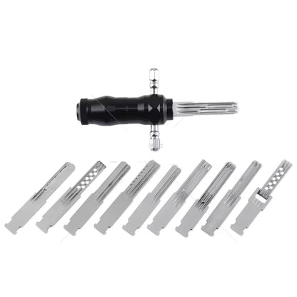 🔥LAST DAY 50% OFF - 🔐Tubular Lock Pick Set: 9-in-1 Precision Unlocking Tool for Locksmiths