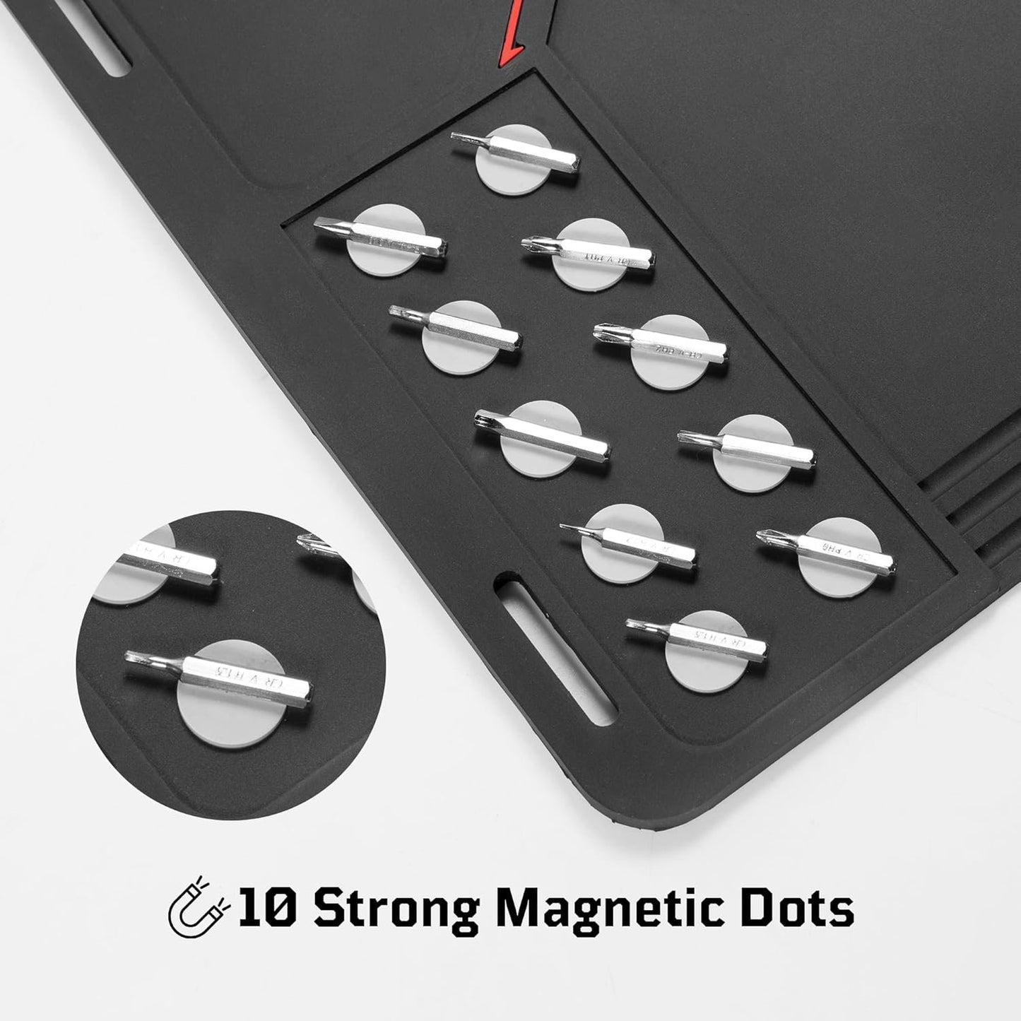 2025 New Arrival🔥-Tool cleaning pads Cleaning pads with magnetic dots, non-slip and oil resistant