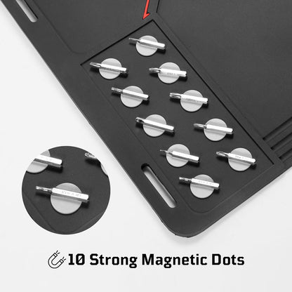 2025 New Arrival🔥-Tool cleaning pads Cleaning pads with magnetic dots, non-slip and oil resistant