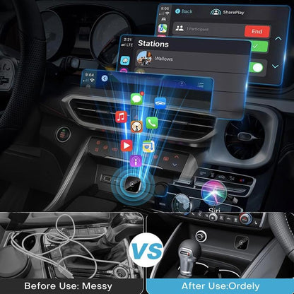🚗 2025 Wireless CarPlay & Android Auto Adapter