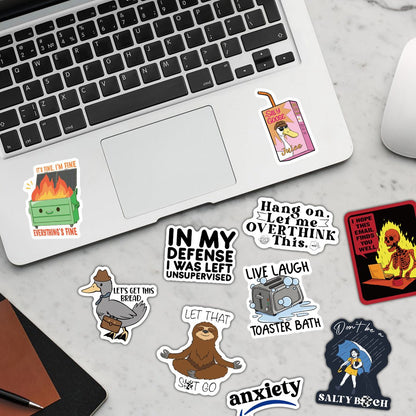 🔥2025 New Arrival 🔥 🎁Phase Three Prank Meme Graffiti Stickers, perfect for bumpers, hard hats, water bottles, etc... (130 pcs)