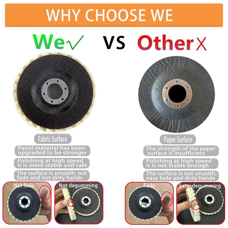 🏆55K+ SOLD🔧Wool Polishing Wheel - Suitable For Angle, Marble, Stone, Furniture, Car Wax