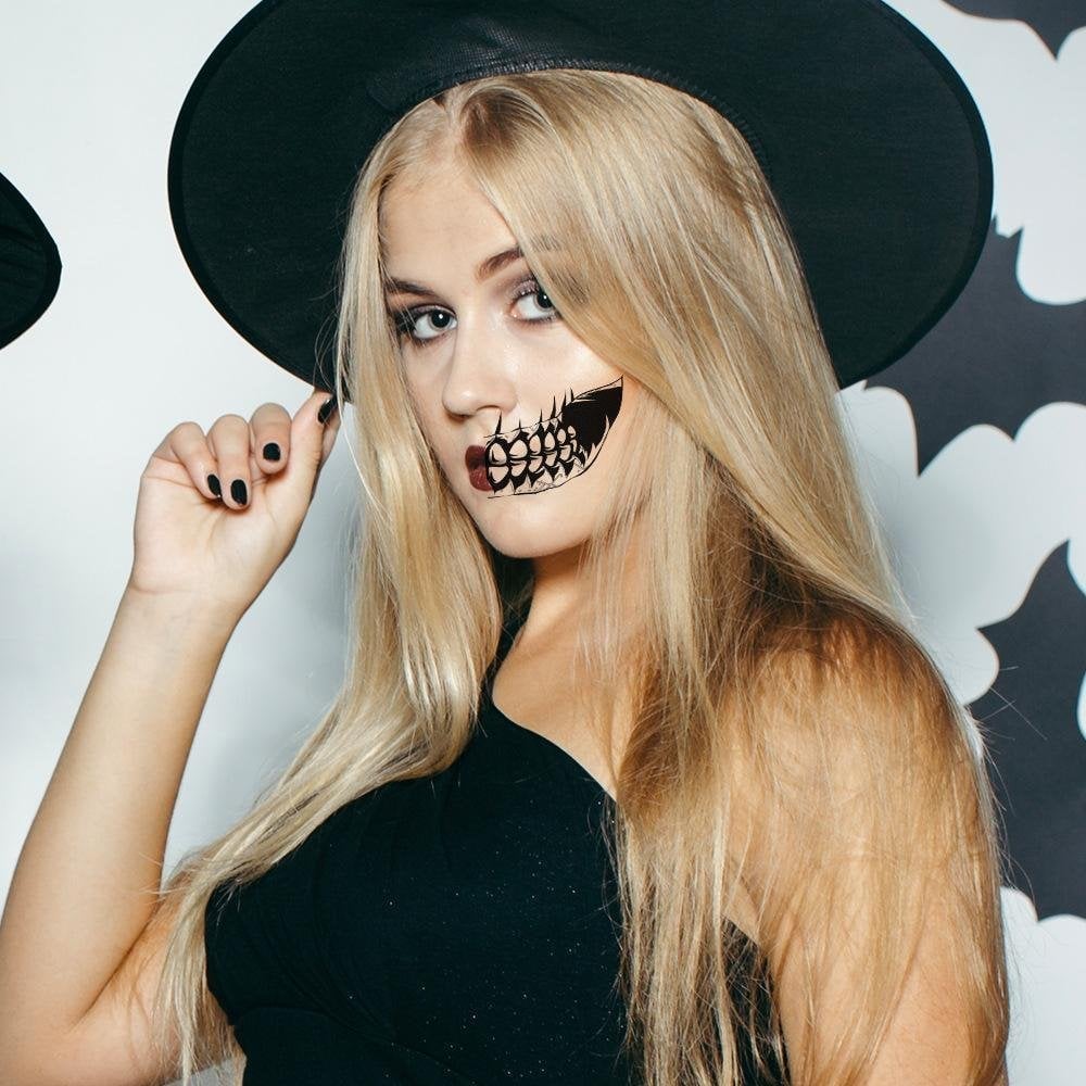 🔥Get ready for the upcoming Halloween!-🎃Halloween Prank Makeup Temporary Tattoo😈Realistic & Easy To Remove