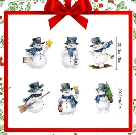 🎅 Christmas Themed Magnetic Sticker