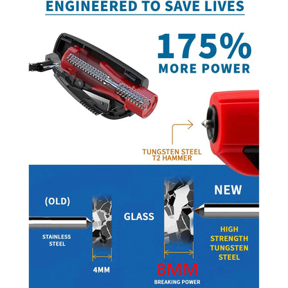 🔥2025 New Arrival🔥49% OFF-2-in-1 Emergency Window Breaker & Seatbelt Cutter