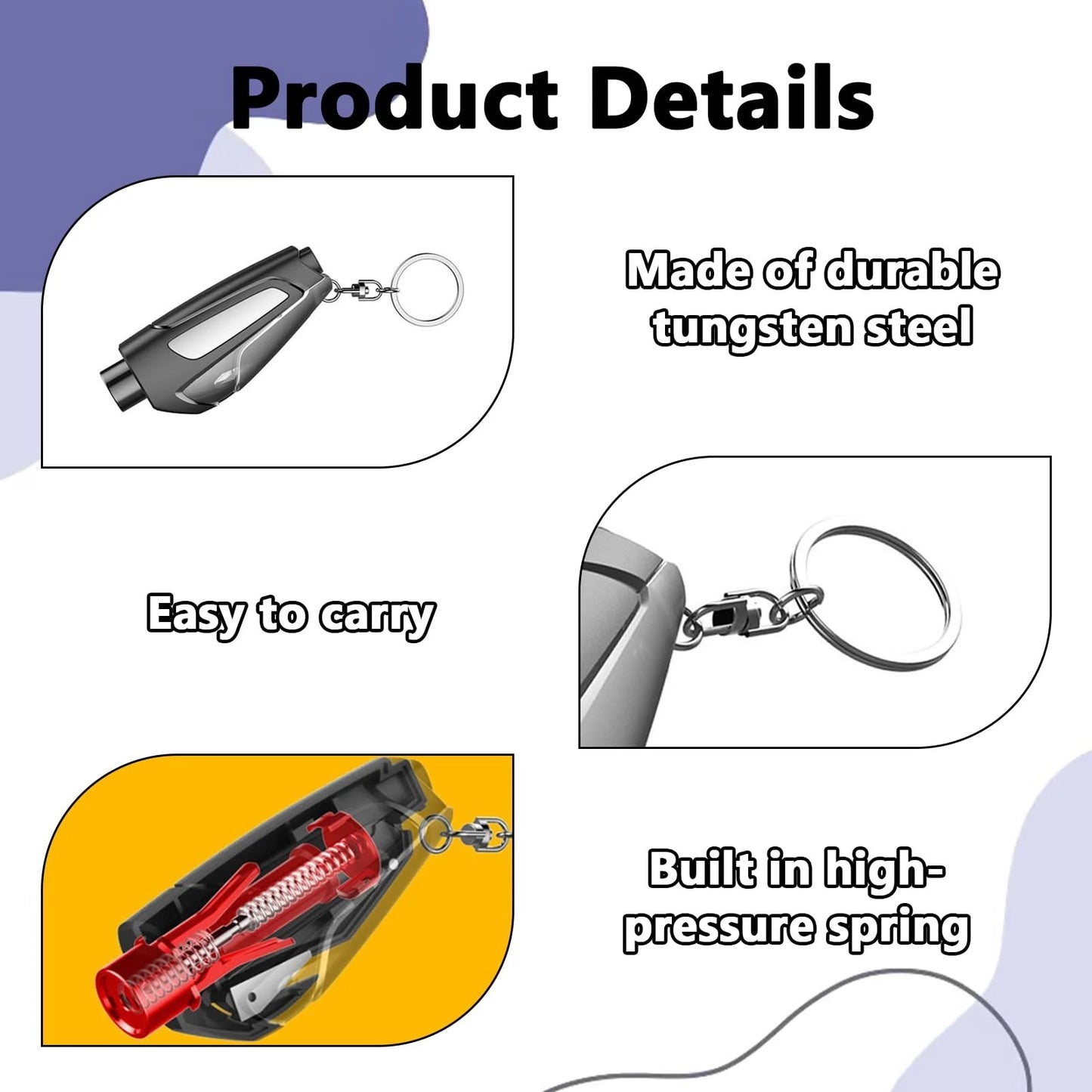 🔥2025 New Arrival🔥49% OFF-2-in-1 Emergency Window Breaker & Seatbelt Cutter