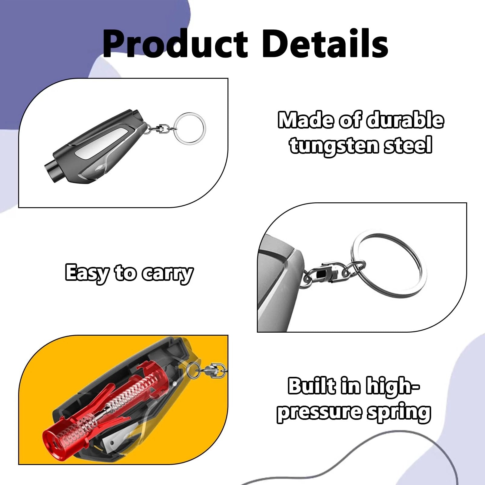 🔥2025 New Arrival🔥49% OFF-2-in-1 Emergency Window Breaker & Seatbelt Cutter