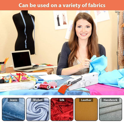 🧵 Stitch Handheld Cordless Portable Sewing Machine