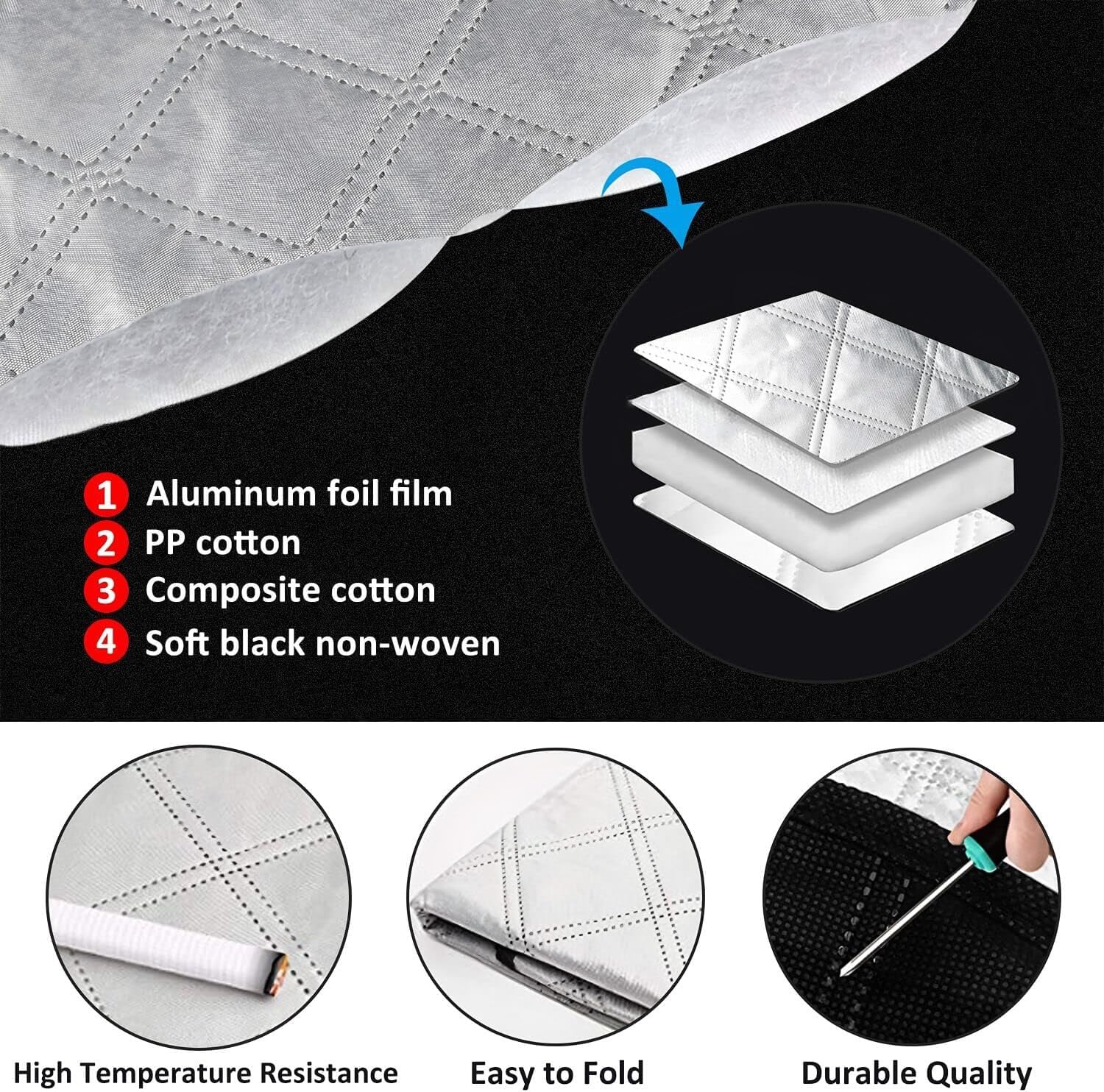 🔥Limited Time 49% OFF🛡️2025 Upgraded Car Windshield Magnetic Snow Cover