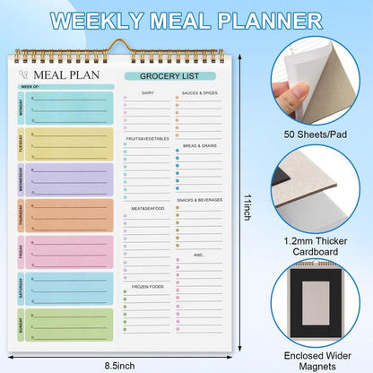 🔥Mom's Gift 49% OFF🎁Weekly Meal Planner Notebook