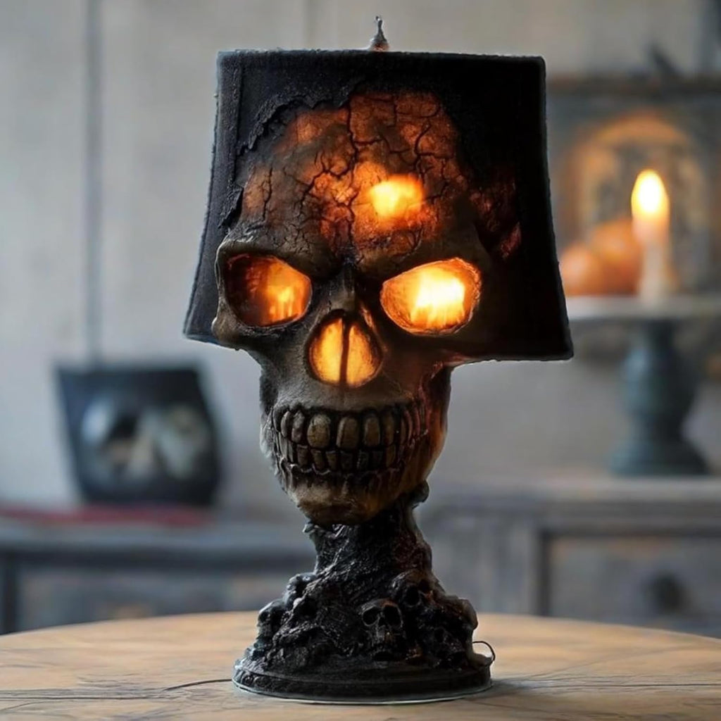 💀 Gothic Stone Skull Night Light