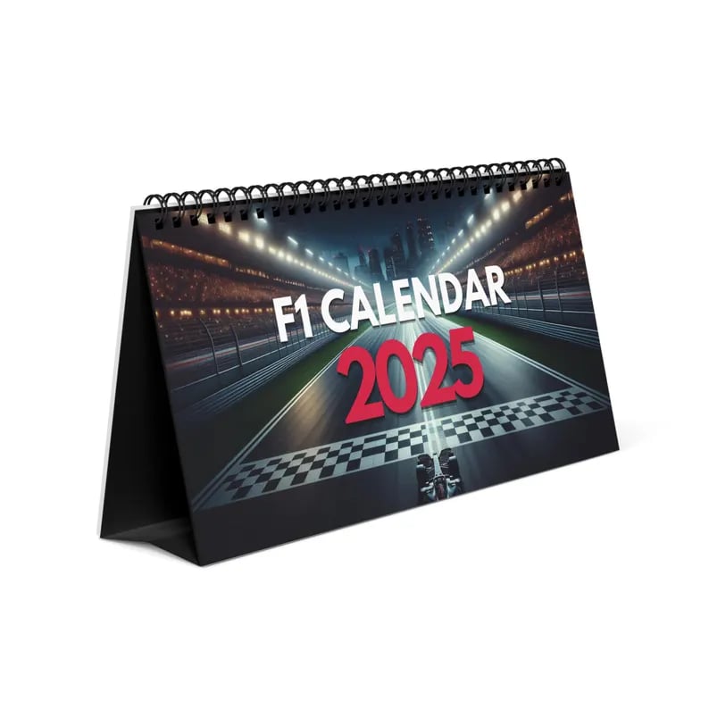🎄F1 2025 Desktop Calendar