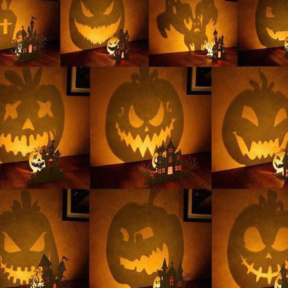 🎃 Pumpkin Face Shadow Candle Holder 👻