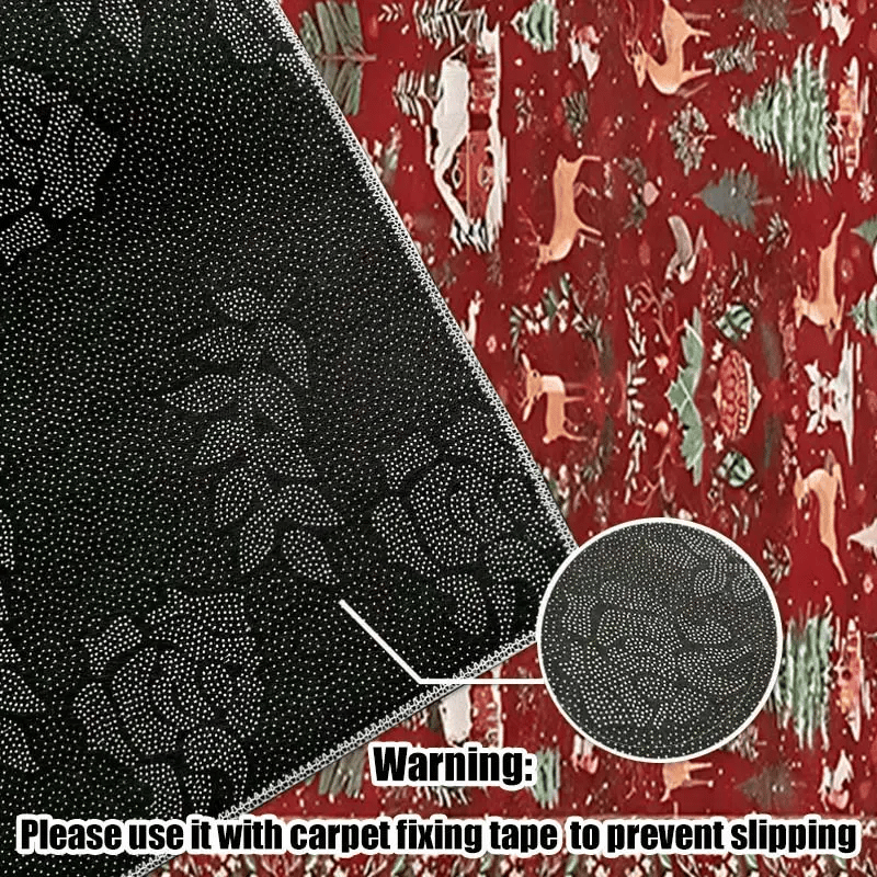 🎄Soft Christmas Tree Santa Claus Carpet Runner