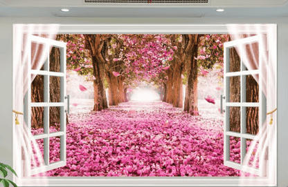 🌸🌸  3D Waterproof And Anti-Fouling Wall Landscape Painting