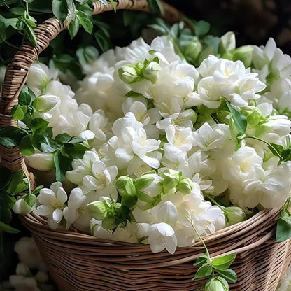 🏆55K+ SOLD! 🌿 Midnight Perfume Jasmine Seeds – Hardy, Year-Round Garden Beauty ✨🌸