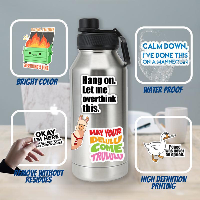 🔥2025 New Arrival 🔥 🎁Phase Three Prank Meme Graffiti Stickers, perfect for bumpers, hard hats, water bottles, etc... (130 pcs)